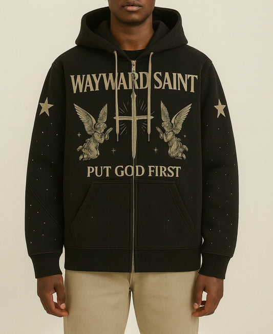 Put God First – Zip-Up Hoodie